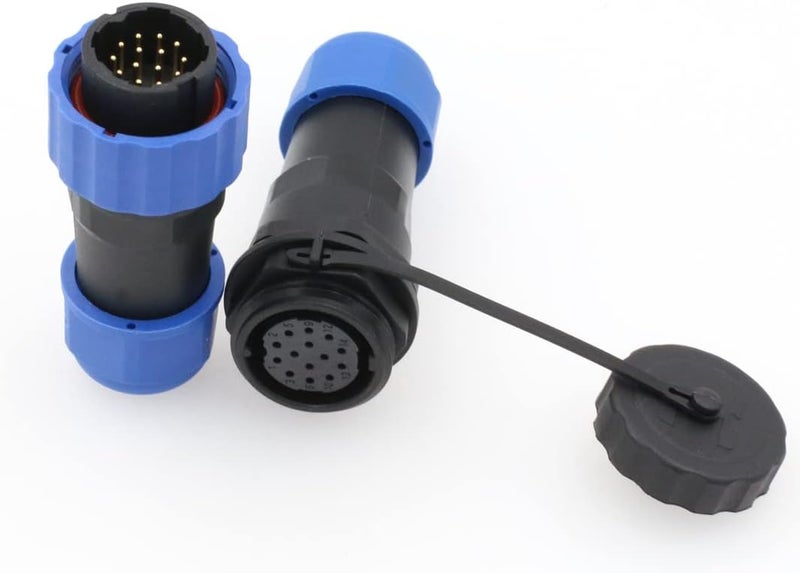 SZRMCC SD20 Waterproof Connectors 12 Pin 5A Panel Mount Circular Aviation Cable Connector Industrial Male Plug Female Socket LED Outdoor Wire Connector - Image 2